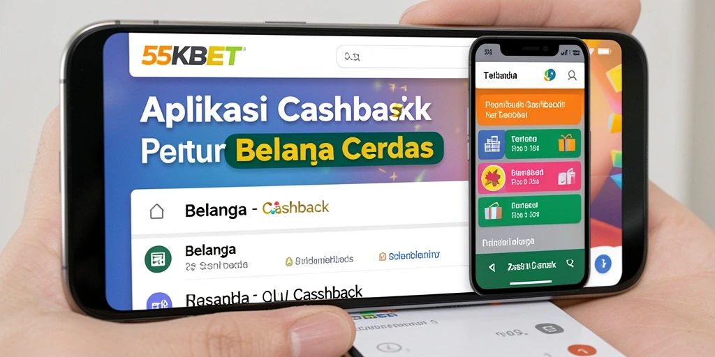 Tampilan antarmuka 55KBET yang menarik dan mudah digunakan untuk belanja cashback.