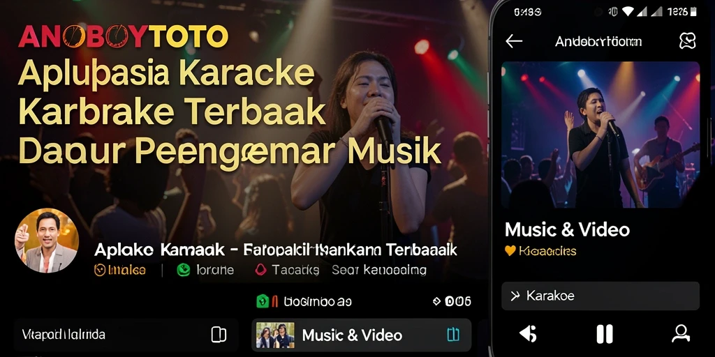 Antarmuka ANOBOYTOTO yang menarik dan mudah digunakan untuk Karaoke.