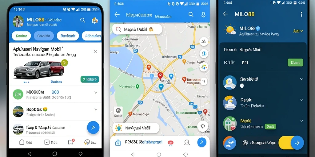 Tampilan antarmuka navigasi MILO88 yang user-friendly dan informatif.