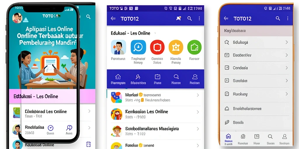 Antarmuka pengguna TOTO12 yang ramah dan mudah dinavigasi.